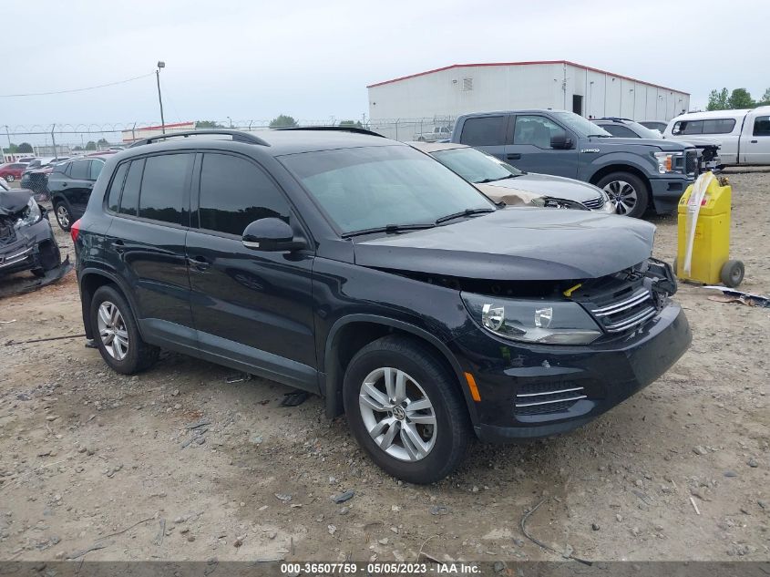 2015 VOLKSWAGEN TIGUAN S - WVGAV7AX6FW615681