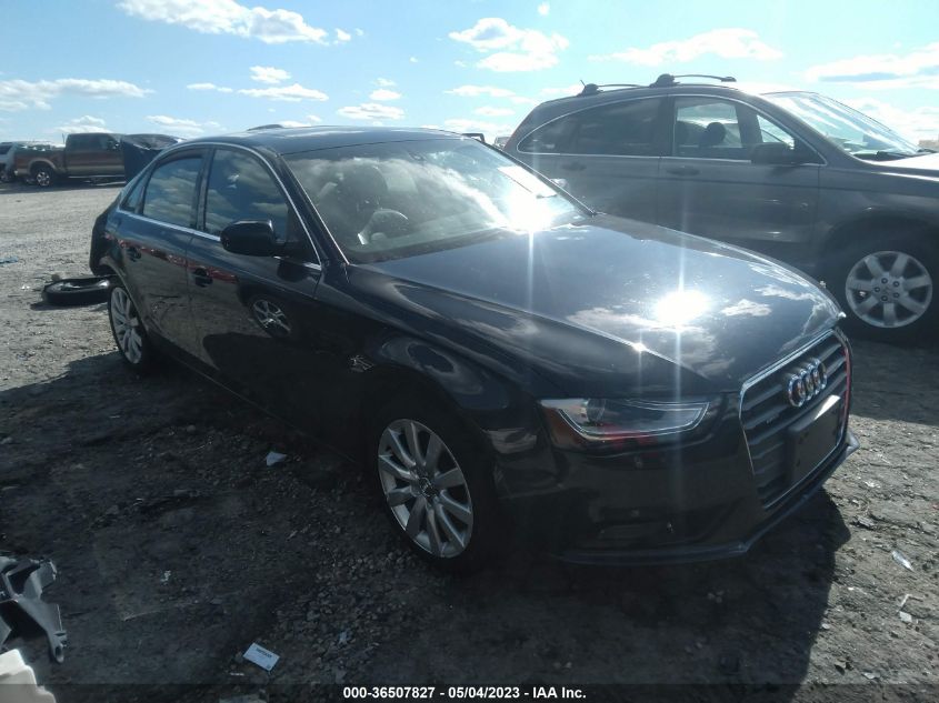 2013 AUDI A4 PREMIUM - WAUBFAFL1DN031410