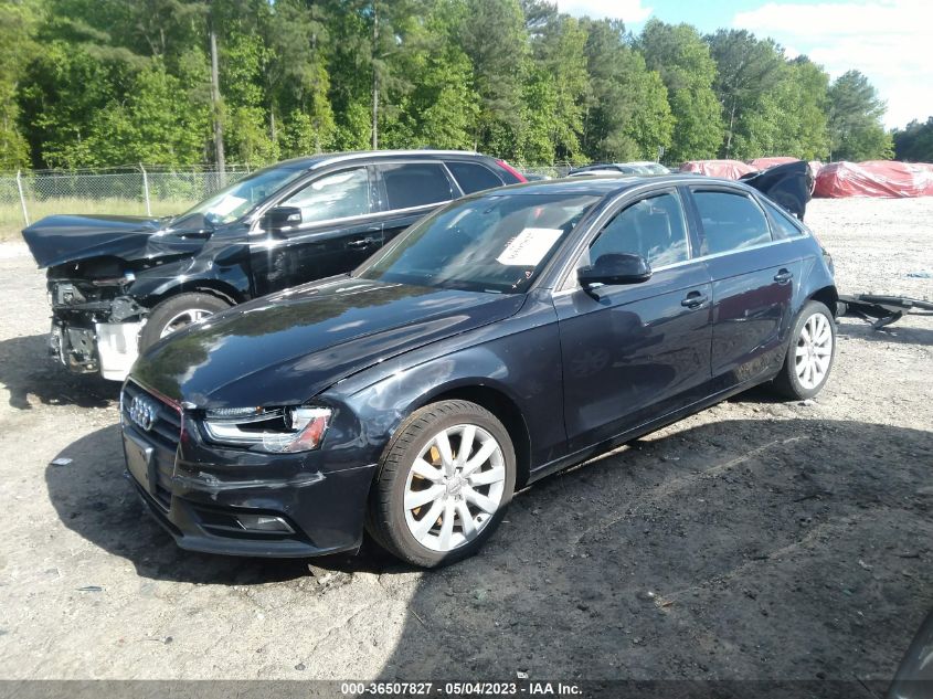 2013 AUDI A4 PREMIUM - WAUBFAFL1DN031410