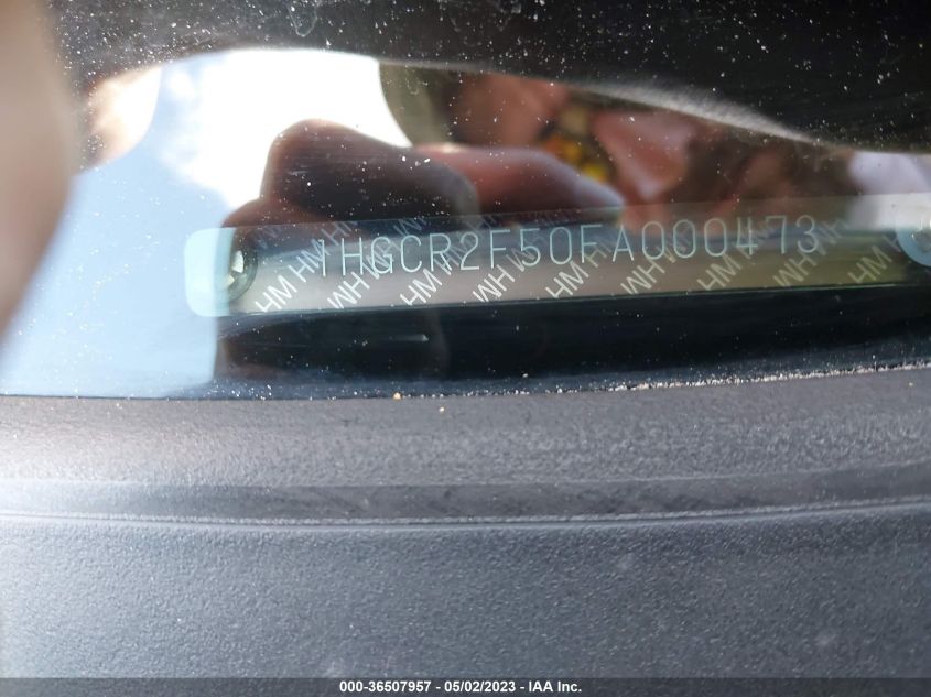 2015 HONDA ACCORD SPORT - 1HGCR2F50FA000473