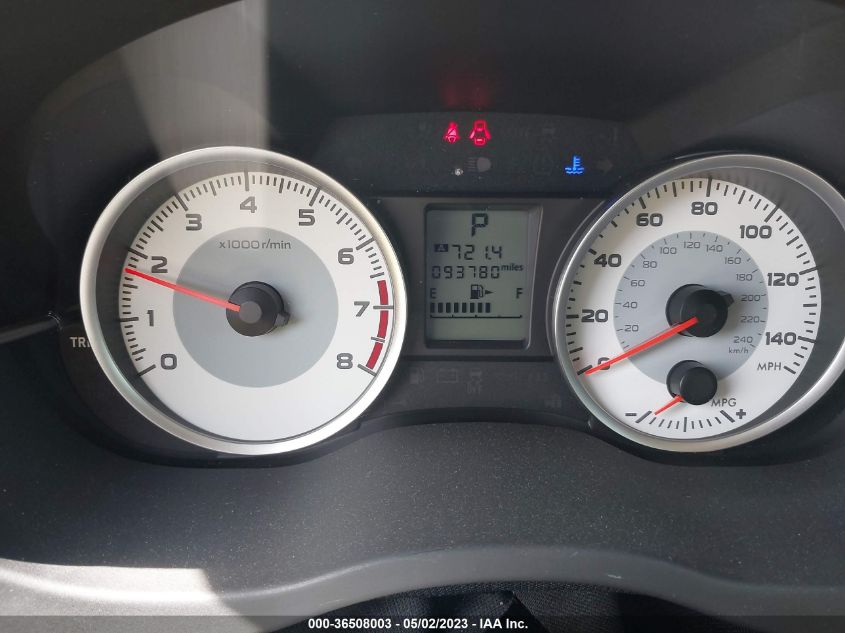 2014 SUBARU IMPREZA WAGON 2.0I SPORT PREMIUM - JF1GPAL60EH339646