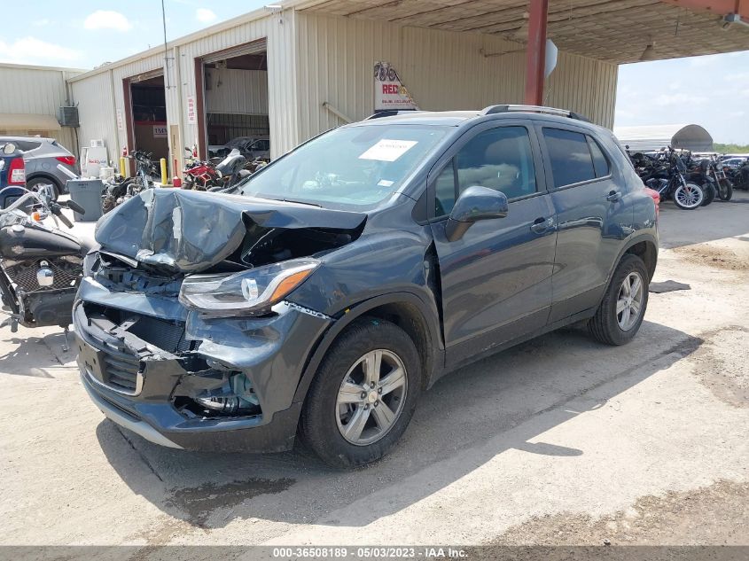 2022 CHEVROLET TRAX LT - KL7CJPSM5NB560091