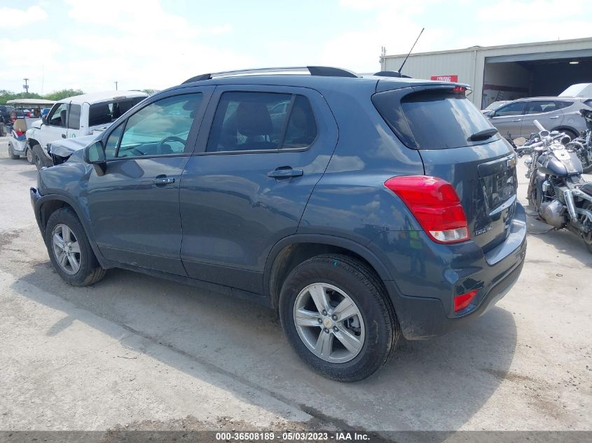 2022 CHEVROLET TRAX LT - KL7CJPSM5NB560091
