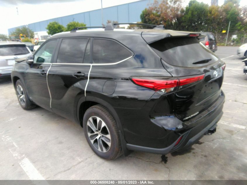 2023 TOYOTA HIGHLANDER HYBRID XLE - 5TDKBRCH4PS577680