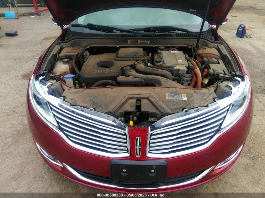 2016 LINCOLN MKZ HYBRID - 3LN6L2LUXGR626138