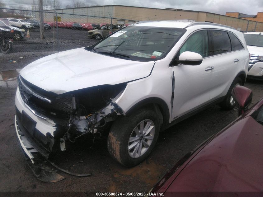 2019 KIA SORENTO LX V6 - 5XYPGDA56KG543748