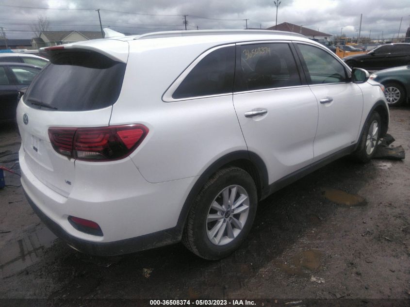 2019 KIA SORENTO LX V6 - 5XYPGDA56KG543748