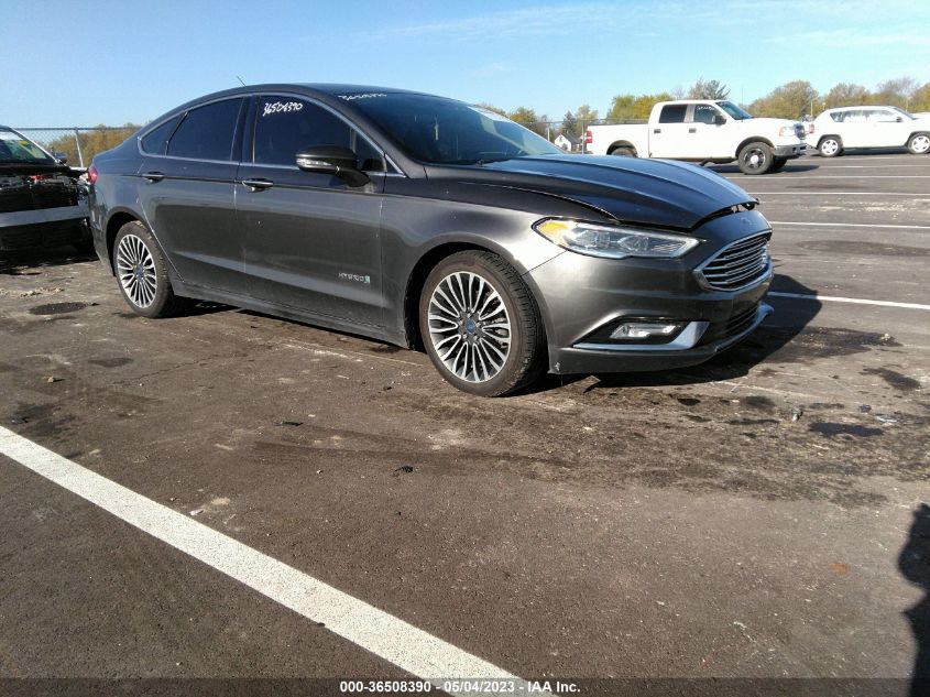 2017 FORD FUSION HYBRID - 3FA6P0RU3HR384174