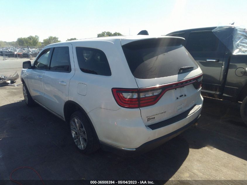 2021 DODGE DURANGO SXT - 1C4RDHAG4MC688417