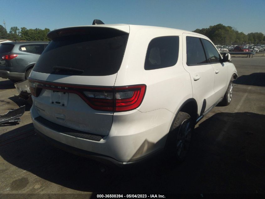 2021 DODGE DURANGO SXT - 1C4RDHAG4MC688417