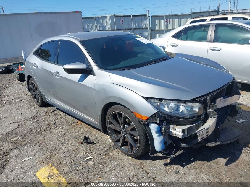 2018 HONDA CIVIC HATCHBACK SPORT - SHHFK7H48JU238328