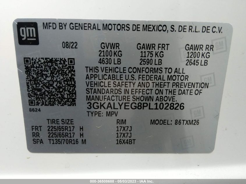 2023 GMC TERRAIN AT4 - 3GKALYEG8PL102826