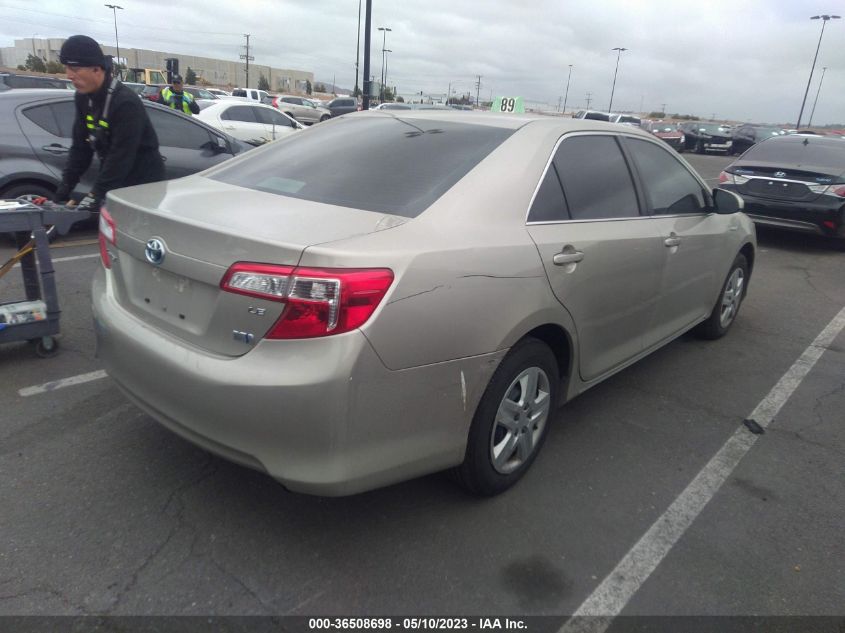 2014 TOYOTA CAMRY HYBRID LE/XLE/SE LIMITED EDITION - 4T1BD1FK8EU102475