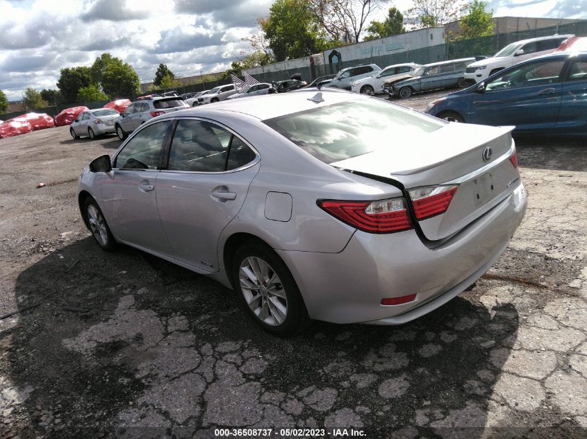 2013 LEXUS ES 300H HYBRID - JTHBW1GG3D2002382