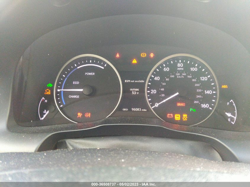 2013 LEXUS ES 300H HYBRID - JTHBW1GG3D2002382