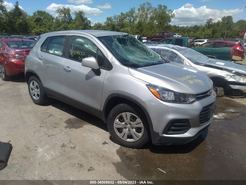 2017 CHEVROLET TRAX LS - 3GNCJKSB8HL279661