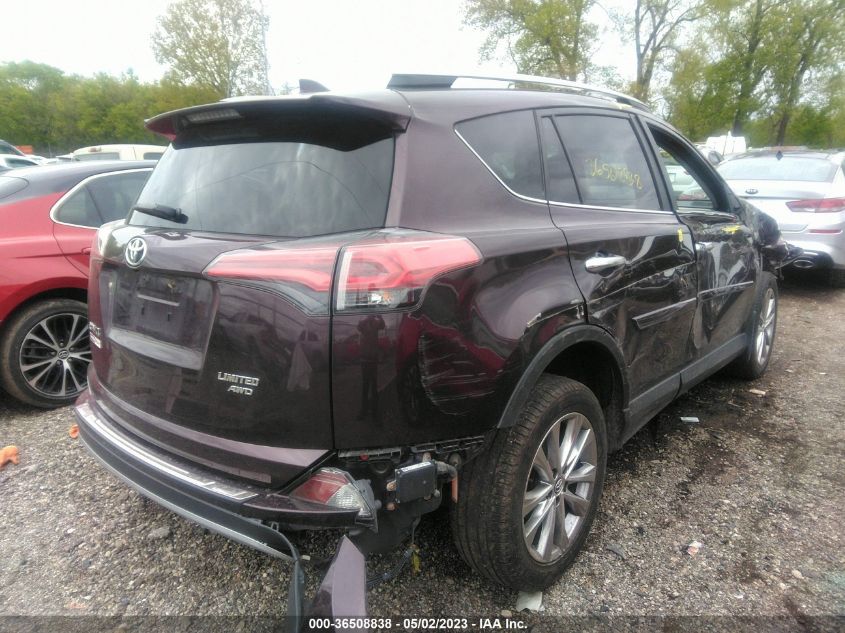 2017 TOYOTA RAV4 LIMITED - 2T3DFREV3HW670092