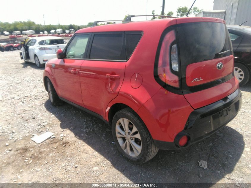 2016 KIA SOUL + - KNDJP3A54G7855815