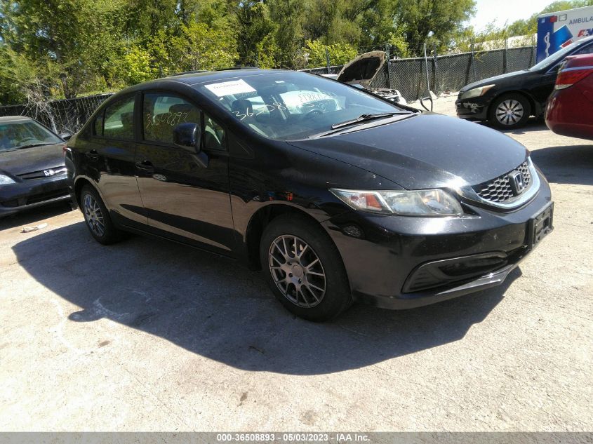 2013 HONDA CIVIC SDN LX - 19XFB2F51DE016000