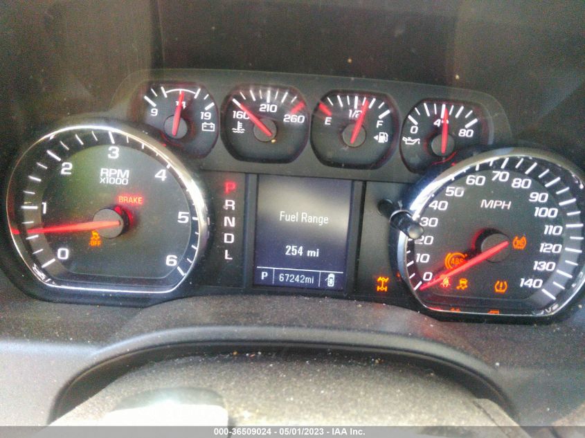 2017 CHEVROLET SILVERADO 1500 CUSTOM - 1GCVKPEC8HZ168696