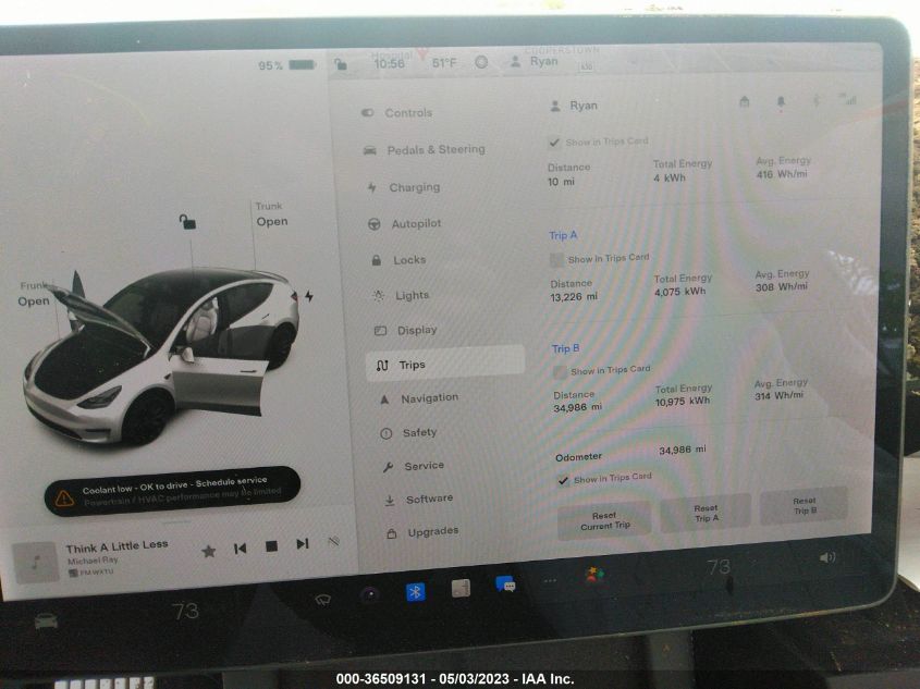 2021 TESLA MODEL Y PERFORMANCE - 5YJYGDEF4MF269029