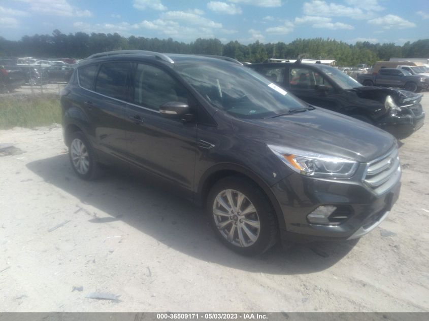 2017 FORD ESCAPE TITANIUM - 1FMCU0J97HUD90805