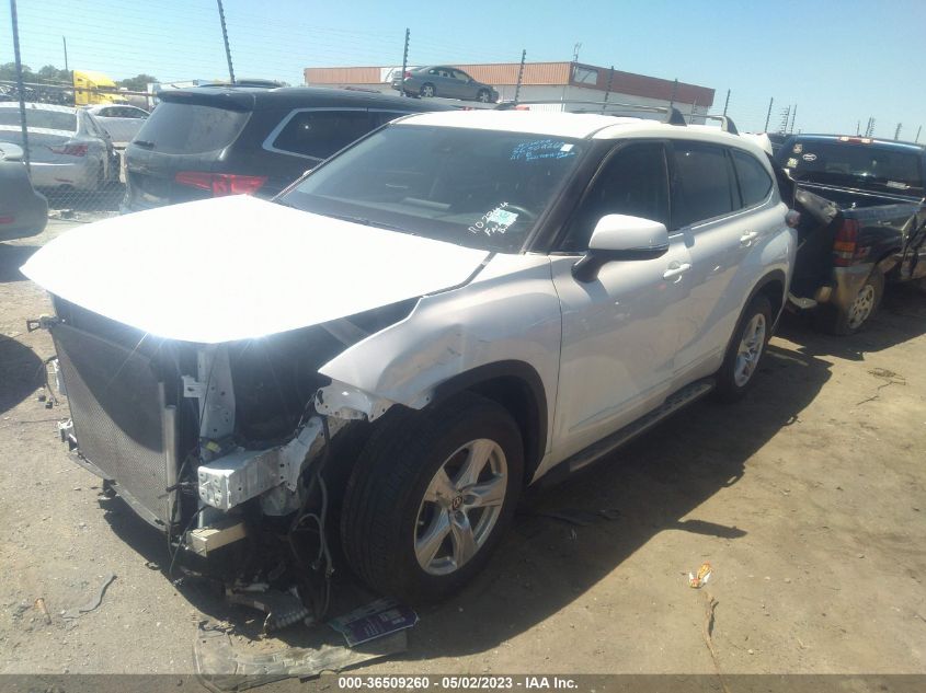 2021 TOYOTA HIGHLANDER L/LE - 5TDZZRAH5MS075169