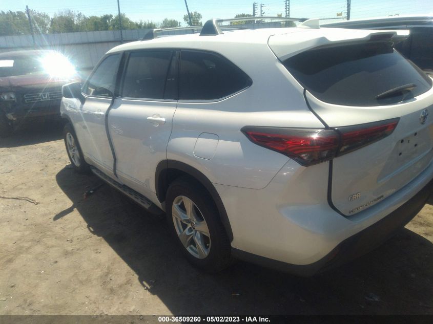 2021 TOYOTA HIGHLANDER L/LE - 5TDZZRAH5MS075169