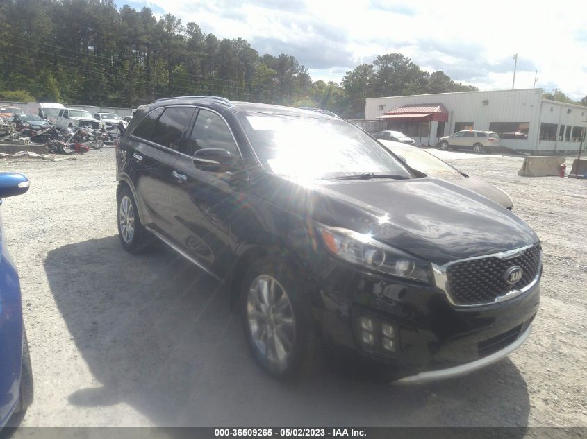 2018 KIA SORENTO SX LIMITED V6 - 5XYPK4A56JG385375