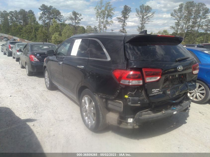 2018 KIA SORENTO SX LIMITED V6 - 5XYPK4A56JG385375