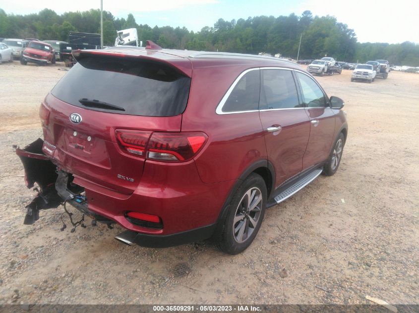 2019 KIA SORENTO EX V6 - 5XYPH4A56KG465968