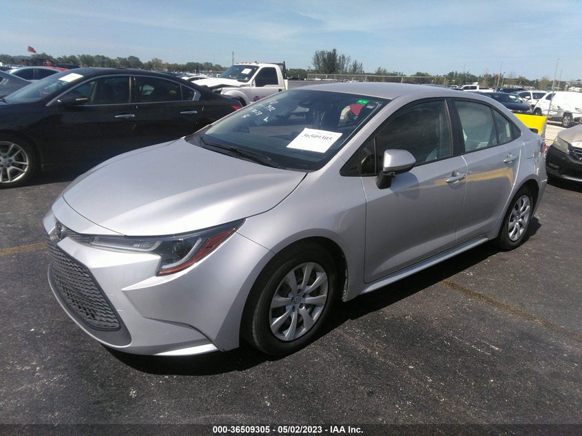 VIN JTDEPMAE8MJ179472 2021 TOYOTA COROLLA LE