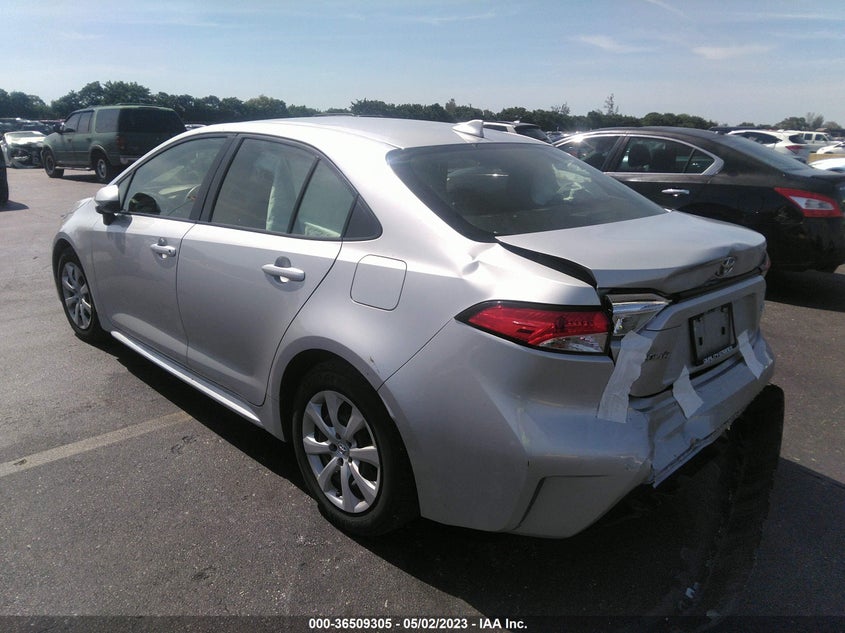 VIN JTDEPMAE8MJ179472 2021 TOYOTA COROLLA LE