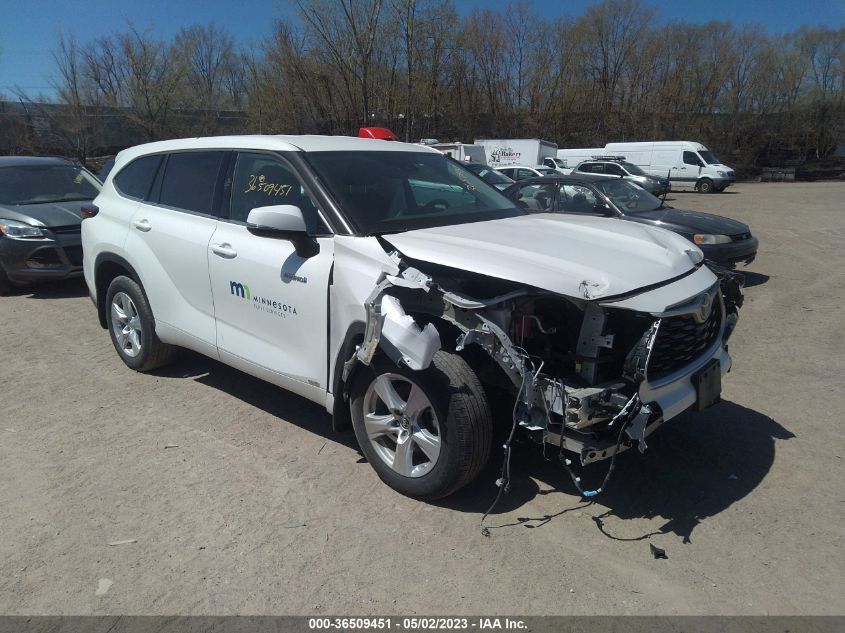 2020 TOYOTA HIGHLANDER HYBRID LE - 5TDBBRCH2LS503927