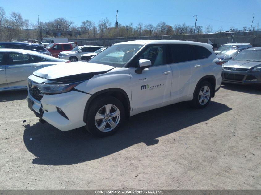 2020 TOYOTA HIGHLANDER HYBRID LE - 5TDBBRCH2LS503927