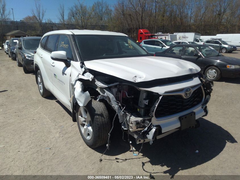 2020 TOYOTA HIGHLANDER HYBRID LE - 5TDBBRCH2LS503927