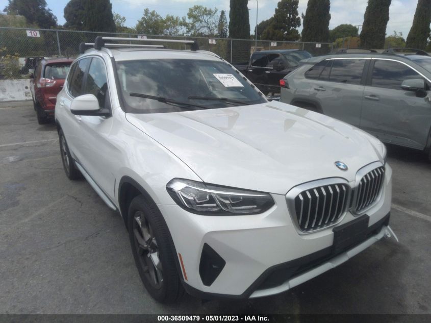 2023 BMW X3 XDRIVE30I - 5UX53DP05P9N56710