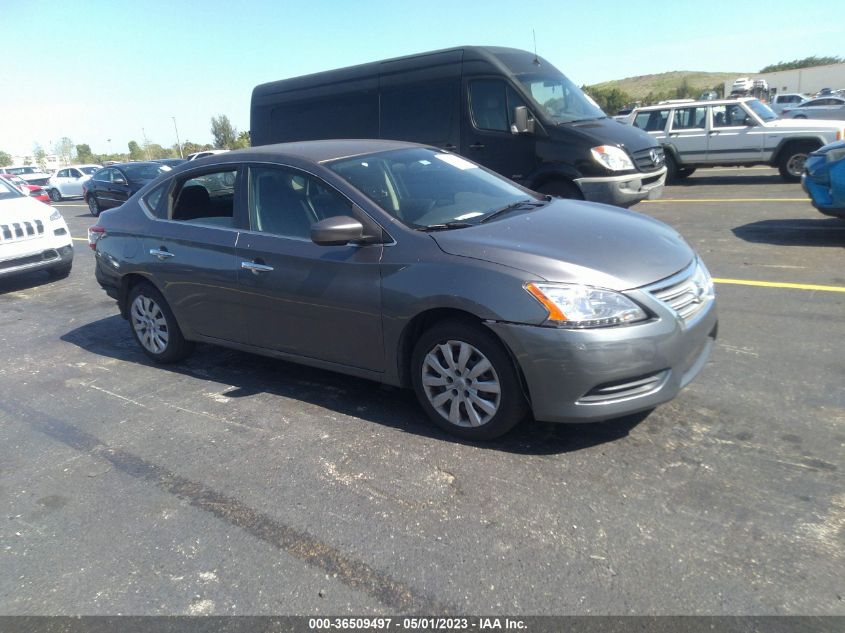 2015 NISSAN SENTRA S - 3N1AB7AP5FY237118