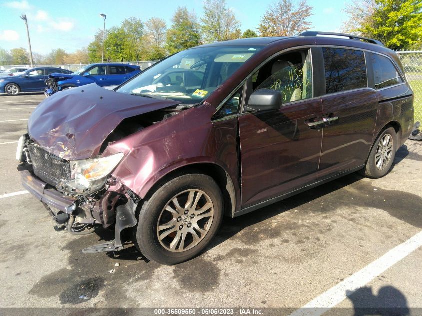 2013 HONDA ODYSSEY EX-L - 5FNRL5H66DB092226