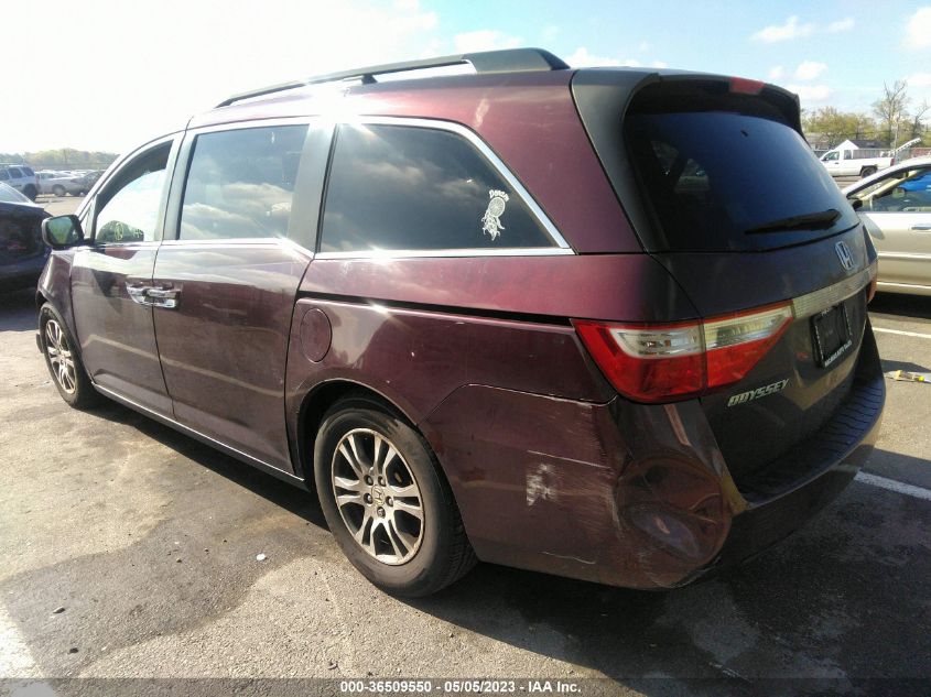2013 HONDA ODYSSEY EX-L - 5FNRL5H66DB092226