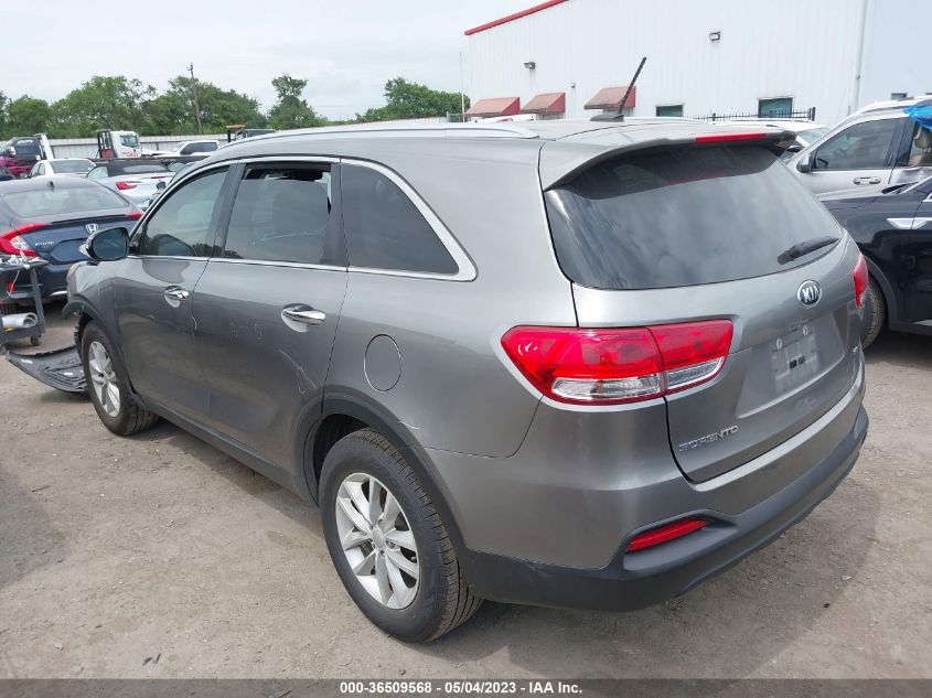 2017 KIA SORENTO LX - 5XYPG4A33HG244113