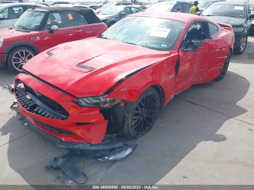 VIN 1FA6P8CF4N5129590 2022 FORD MUSTANG GT