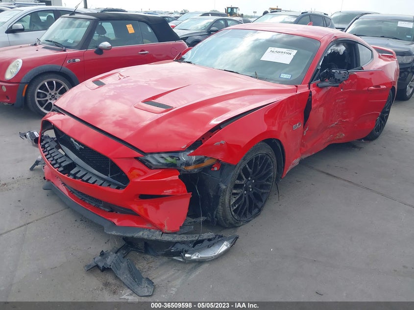 VIN 1FA6P8CF4N5129590 2022 FORD MUSTANG GT