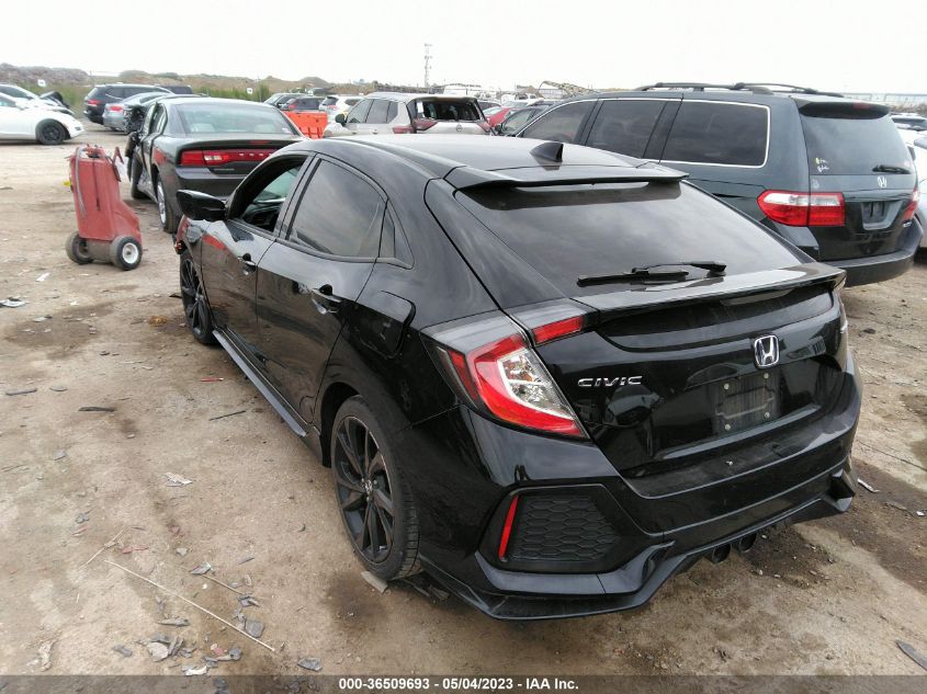 2018 HONDA CIVIC HATCHBACK SPORT - SHHFK7H40JU207509