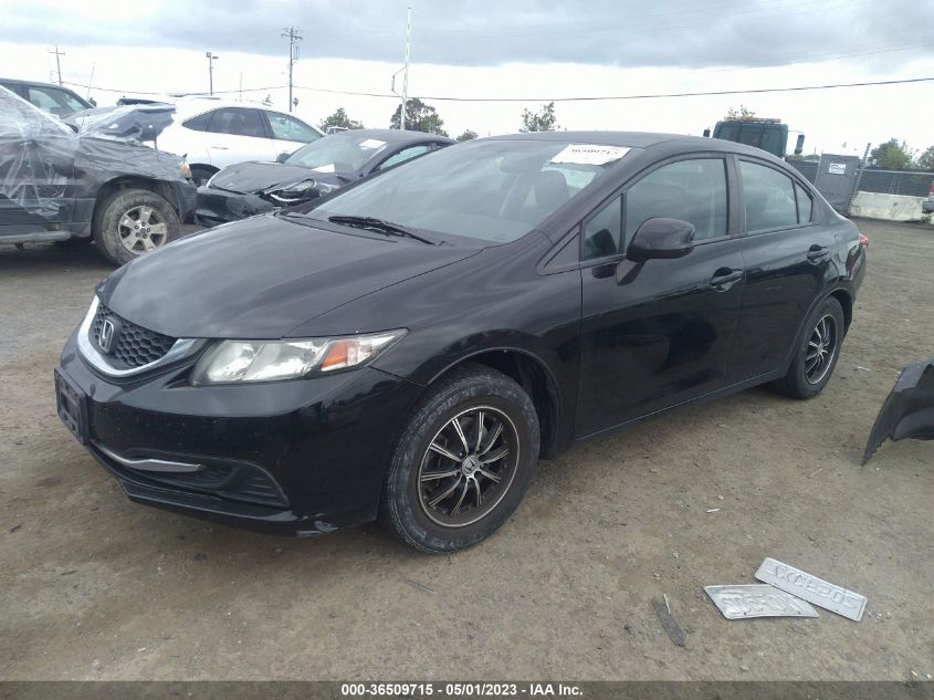 2013 HONDA CIVIC SDN LX - 19XFB2F54DE277766