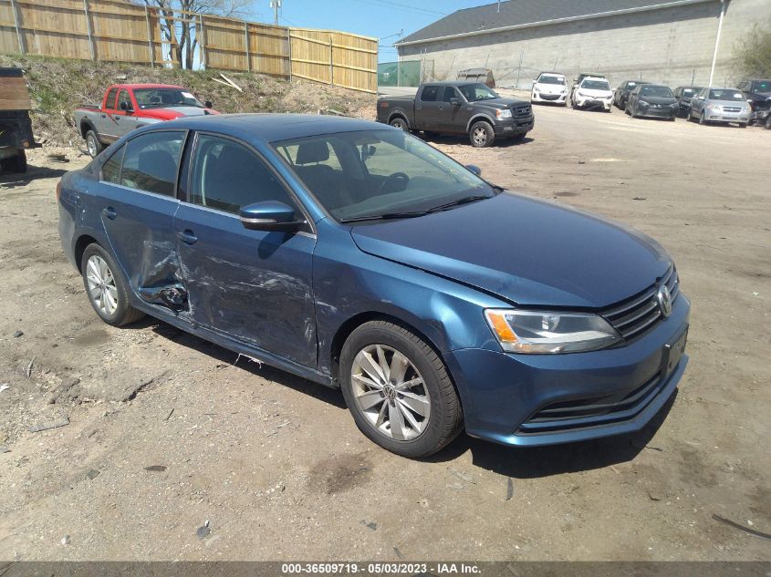 2015 VOLKSWAGEN JETTA SEDAN 1.8T SE W/CONNECTIVITY - 3VWD07AJ1FM264879