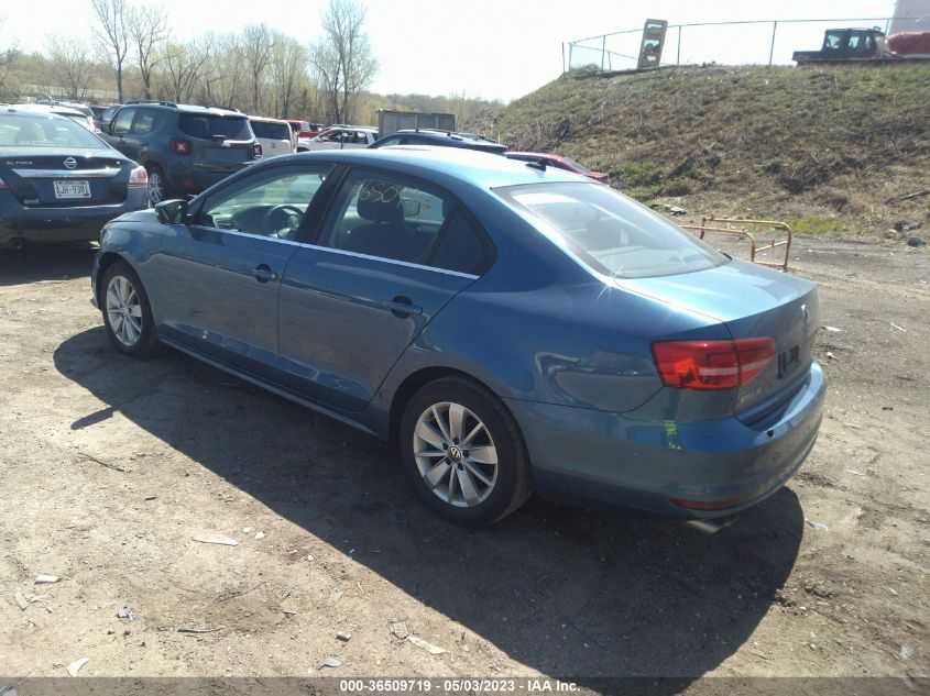 2015 VOLKSWAGEN JETTA SEDAN 1.8T SE W/CONNECTIVITY - 3VWD07AJ1FM264879