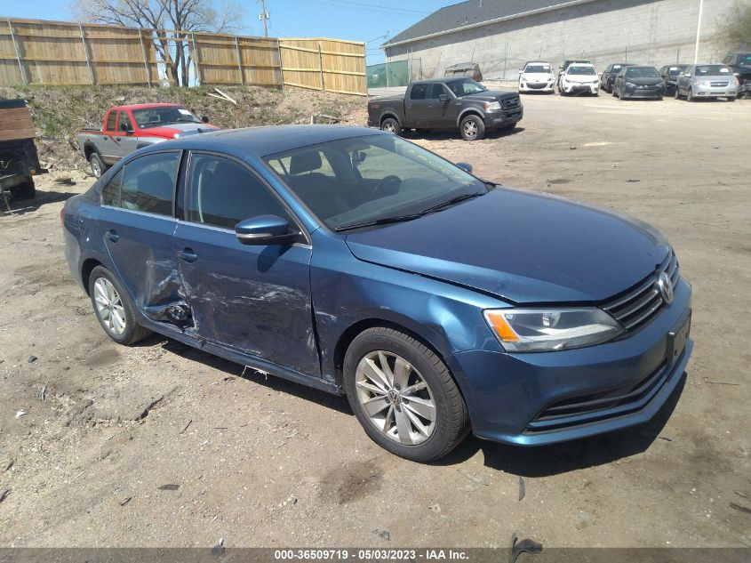 2015 VOLKSWAGEN JETTA SEDAN 1.8T SE W/CONNECTIVITY - 3VWD07AJ1FM264879