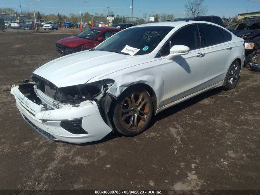 2019 FORD FUSION SEL - 3FA6P0CD0KR180531