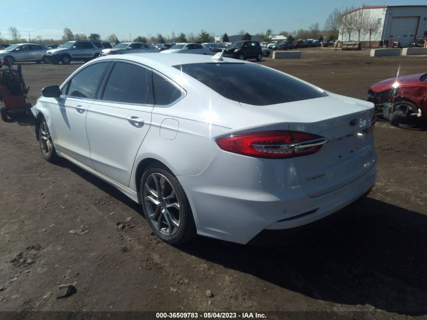 2019 FORD FUSION SEL - 3FA6P0CD0KR180531